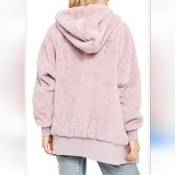 Free People Turn Up Fleece Faux Fur Jacket - Picture 2 of 5